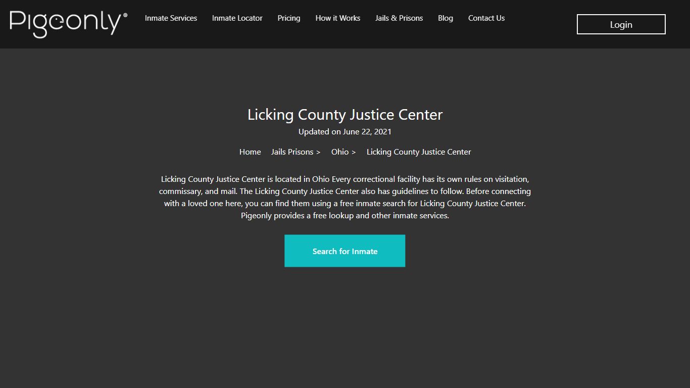 Licking County Justice Center Inmate Search | Ohio